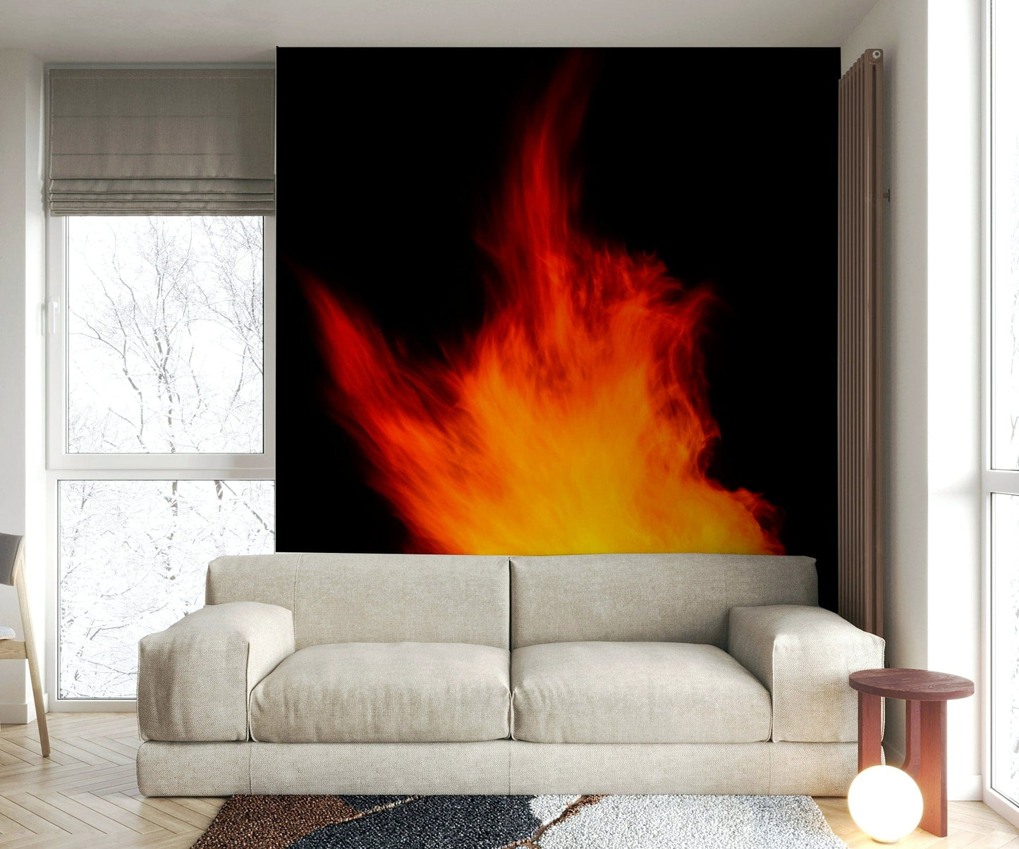 A classic desert wallpaper for walls with a light theme.

