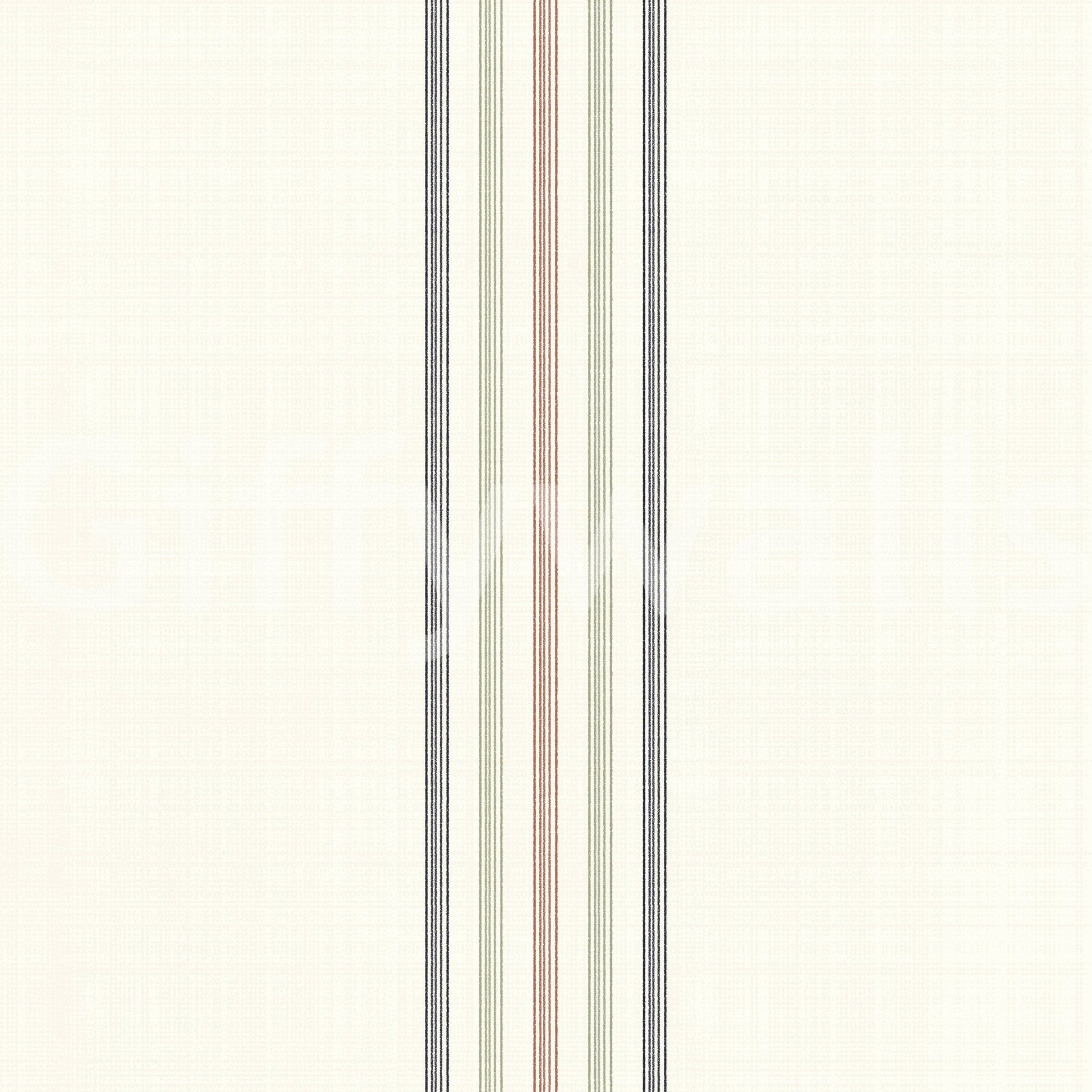 Farmhouse wall mural with fine stripes

