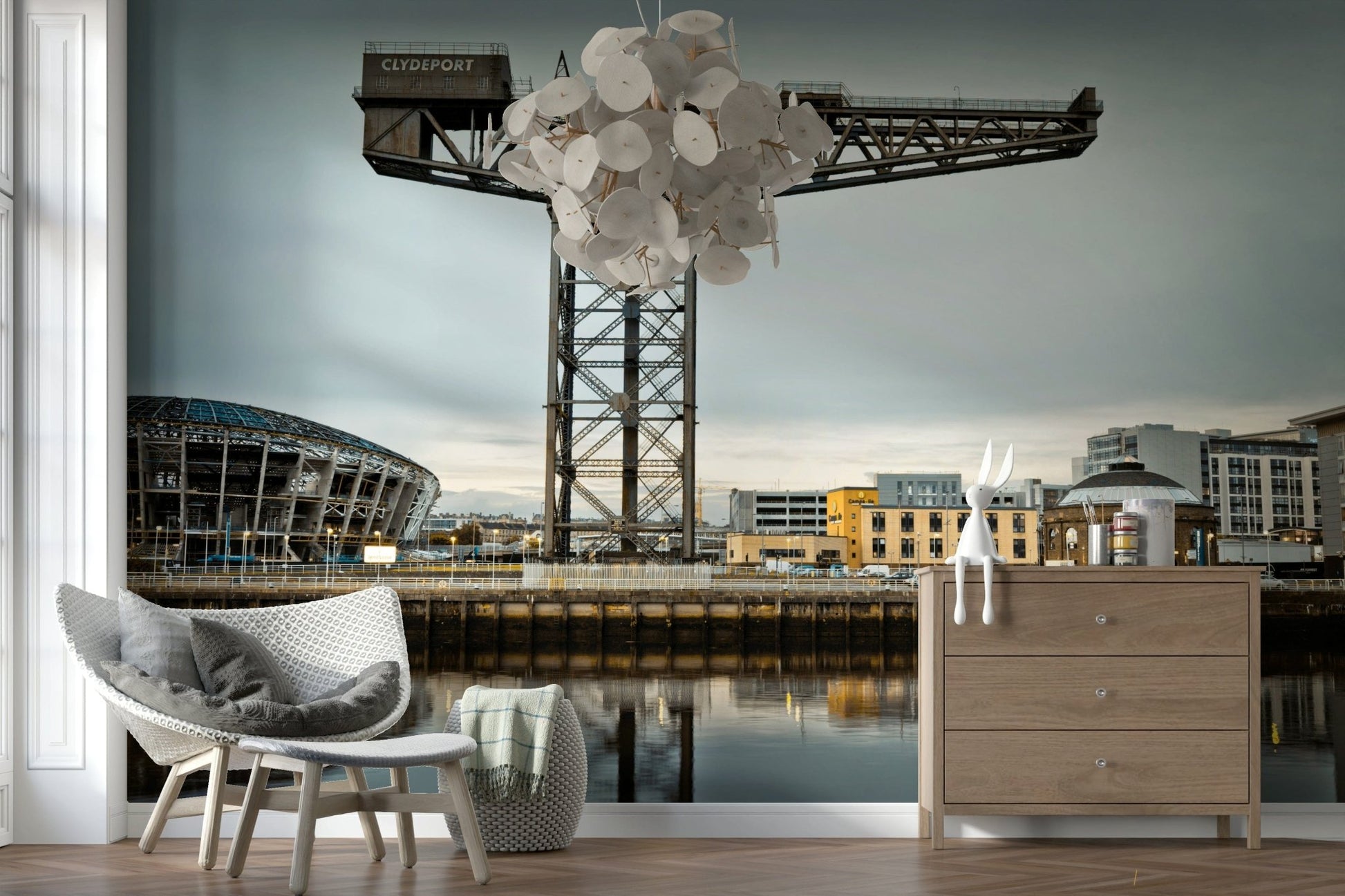 Finnieston Crane Wall Mural