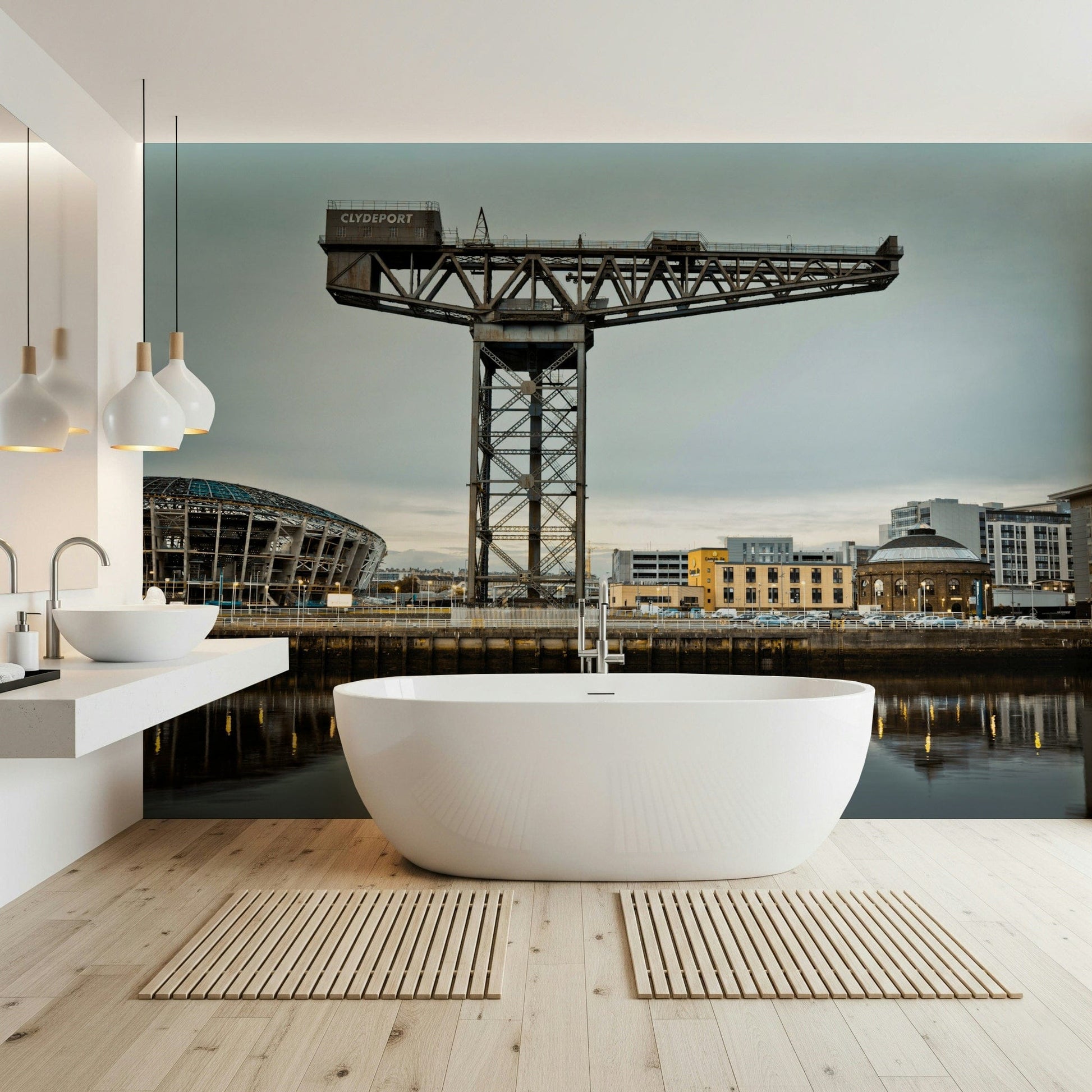 Finnieston Crane Wall Mural