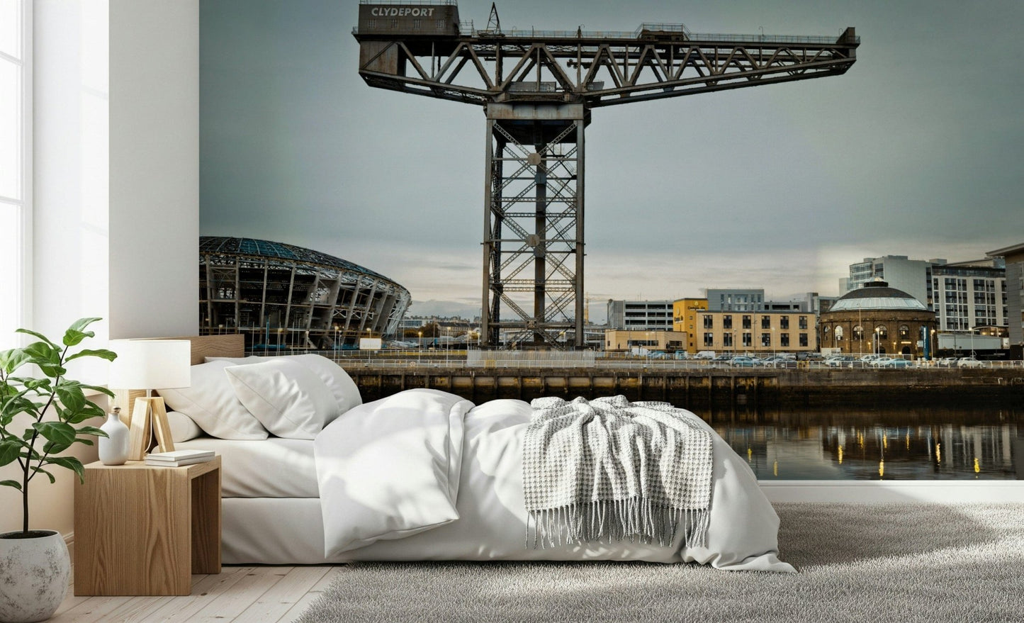 Finnieston Crane Wall Mural