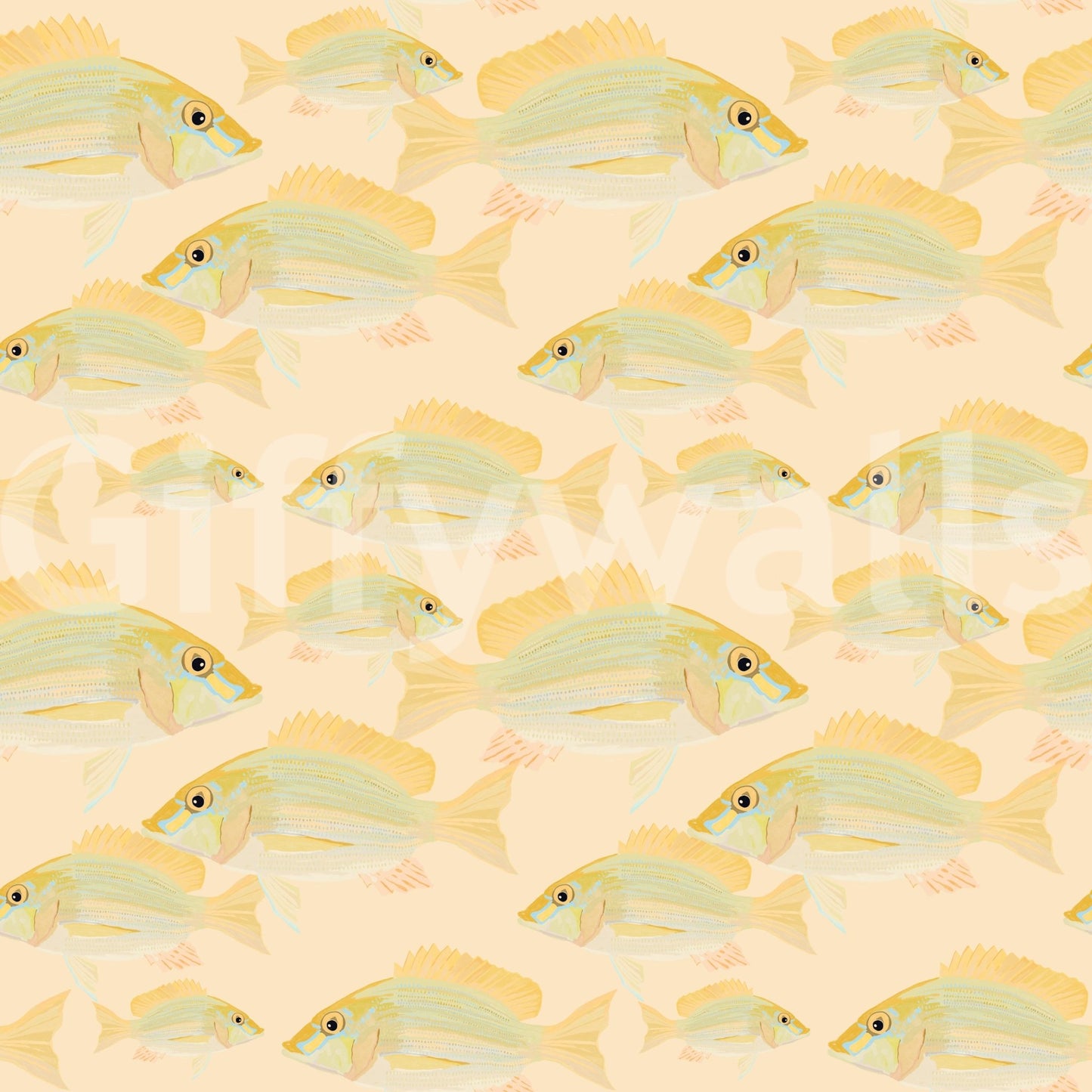 Contemporary ocean-style wallpaper for walls

