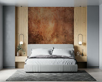 Fiery Galaxy Wallpaper Mural – Vivid flame-inspired galaxy with glowing stars and deep black space background.