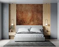 Fiery Galaxy Wallpaper Mural – Vivid flame-inspired galaxy with glowing stars and deep black space background.
