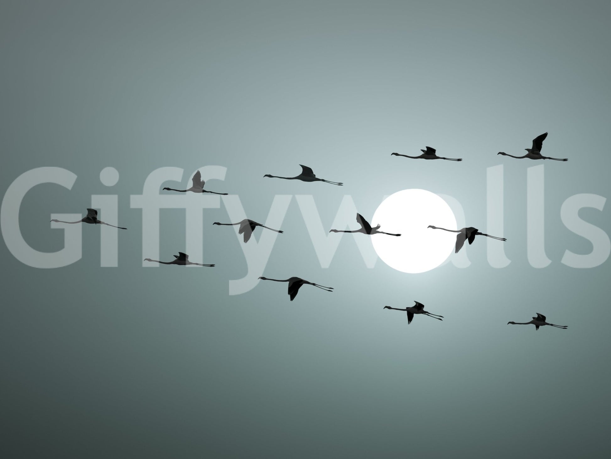 The design is non-realistic and interpretive.

