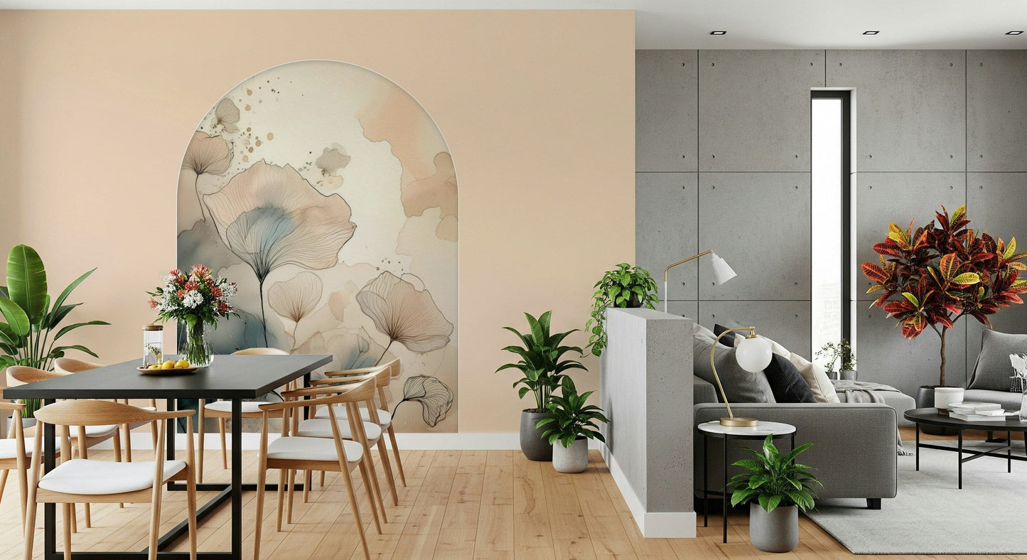 Ethereal Garden Archway Wall Mural