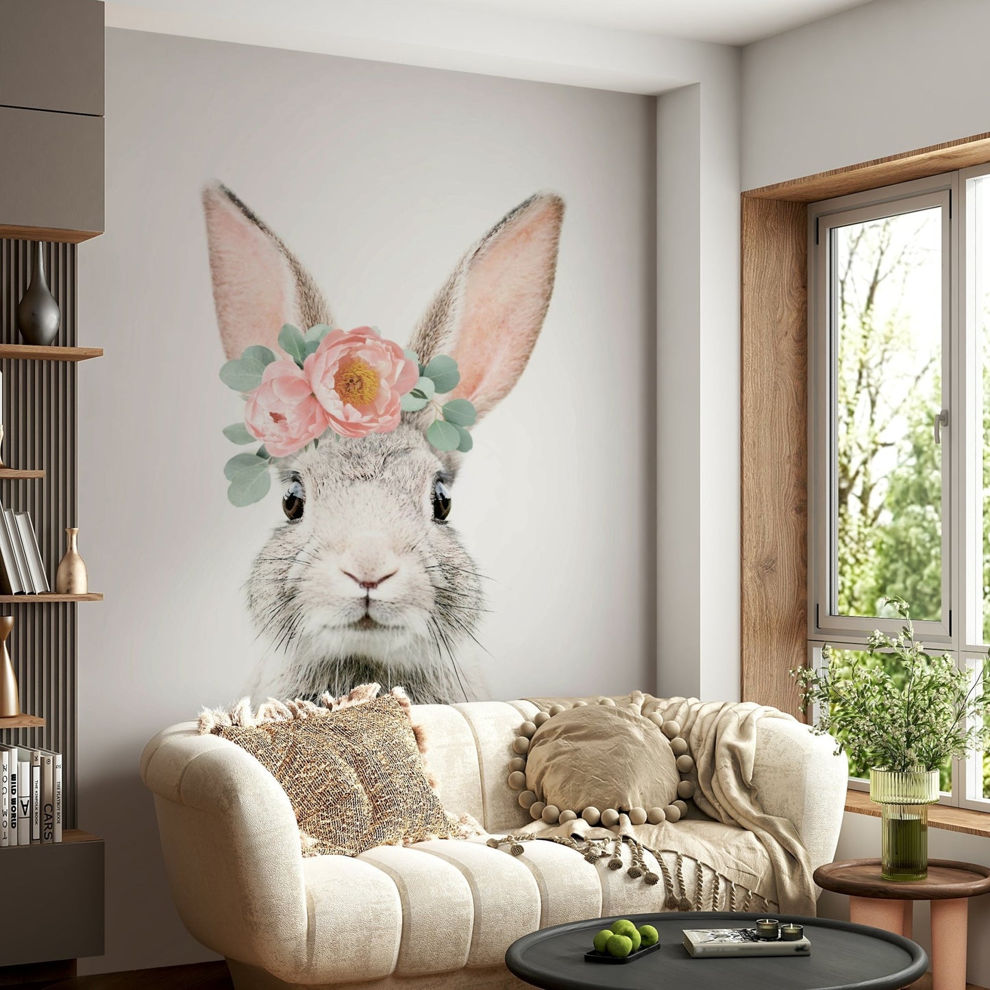 Wall decor evoking happiness and a love for animals and nature.

