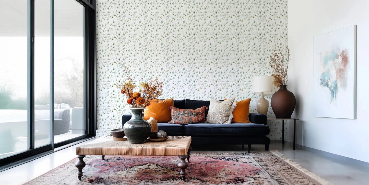 Floral Eucalyptus Dreams Wallpaper⁠