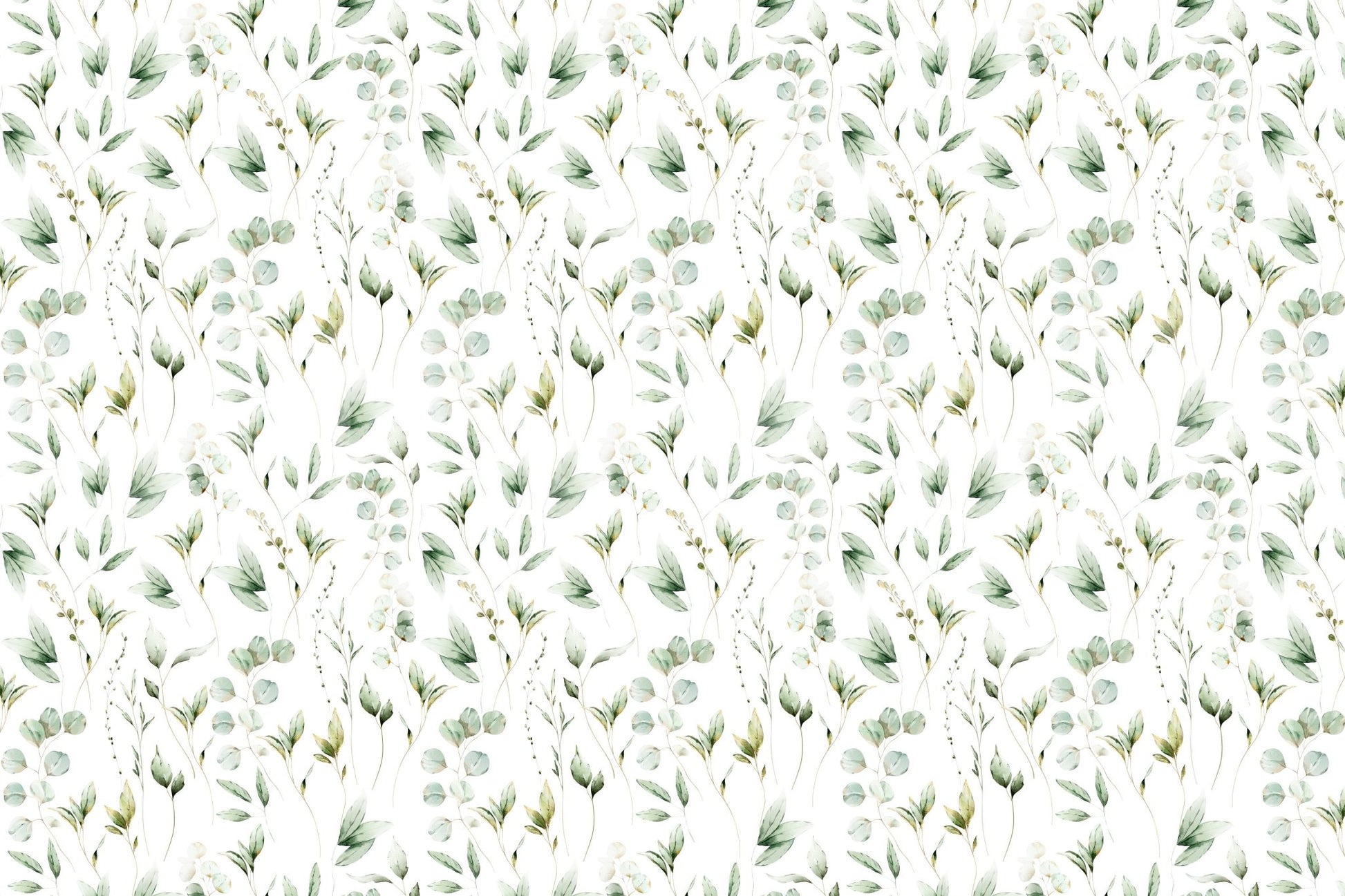 Floral Eucalyptus Dreams Wallpaper⁠