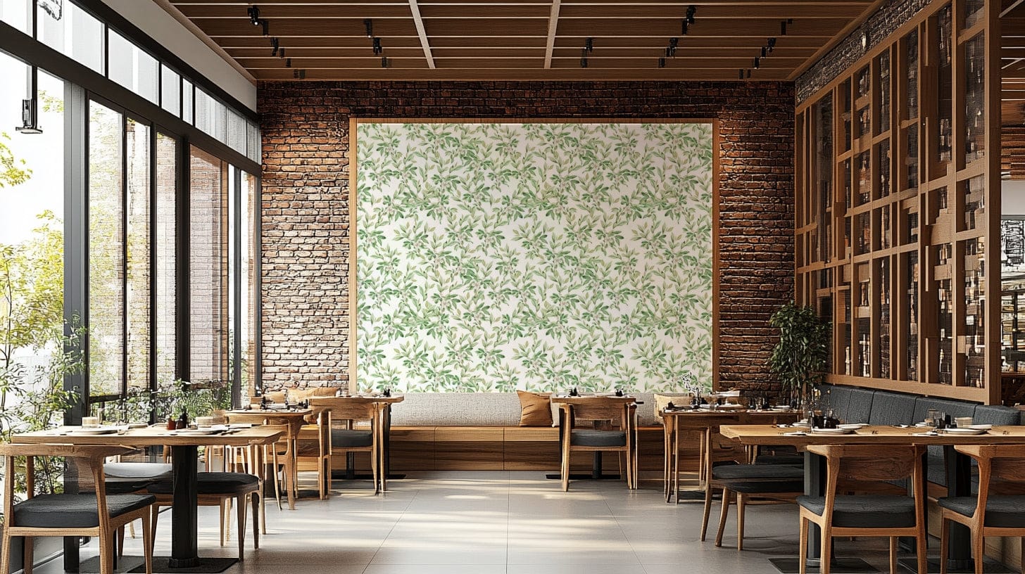 Wallpaper for walls with a calm, natural feel

