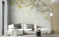 Blossom Branch Wall Mural - Giffywalls