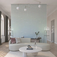 Soft Floral Stripe Wallpaper – Relaxing wallpaper featuring delicate flowers integrated into muted stripe patterns.