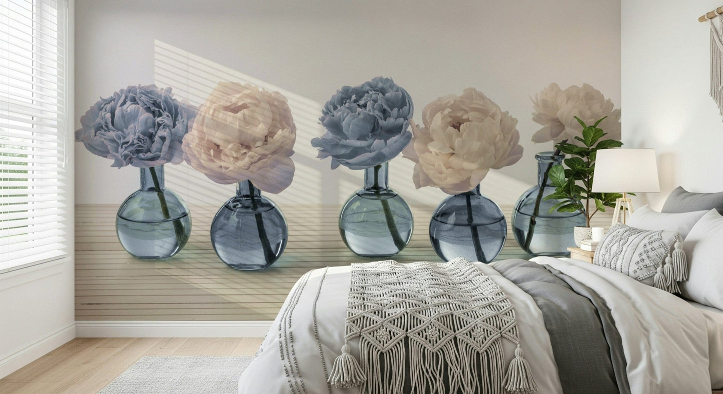 Floral Vases Wall Mural
