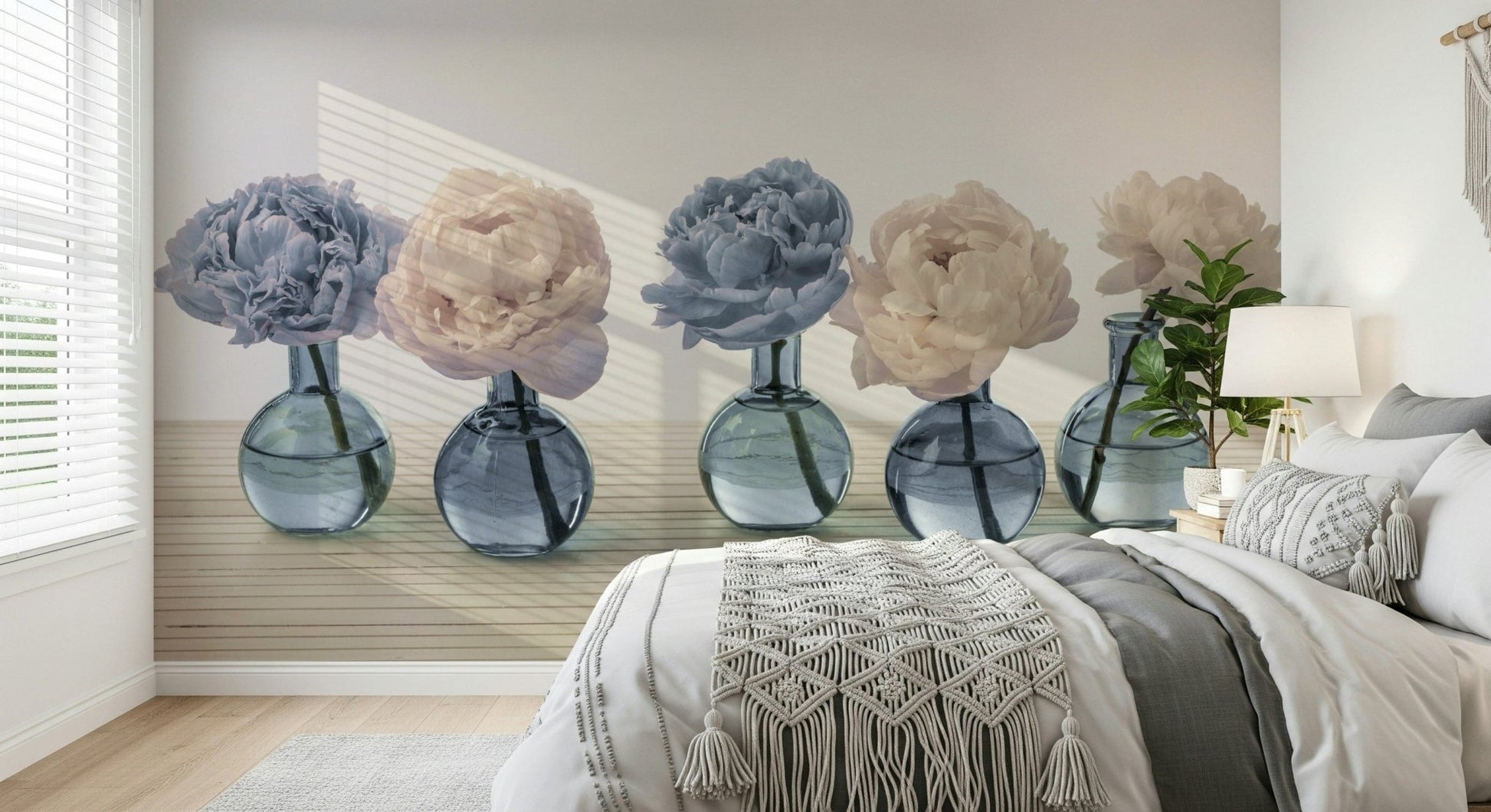 Floral Vases Wall Mural
