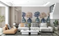 Floral Vases Wall Mural