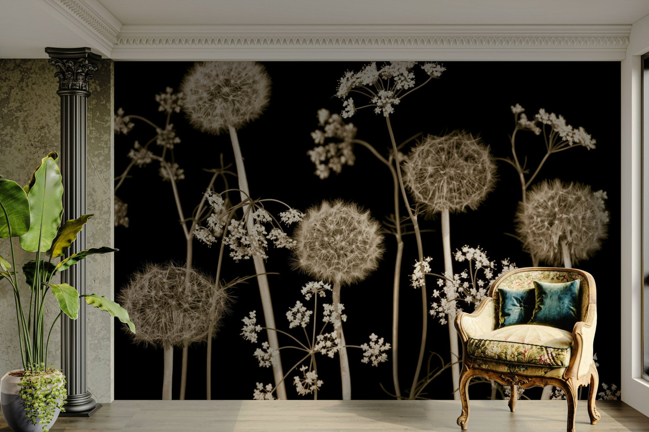 Subtle and elegant floral design.

