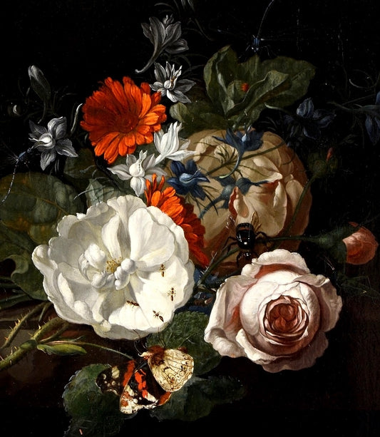 Murali da parete da parati degli insetti di fiori