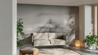 Golden Gate Bridge view enveloped in fog wall mural.

