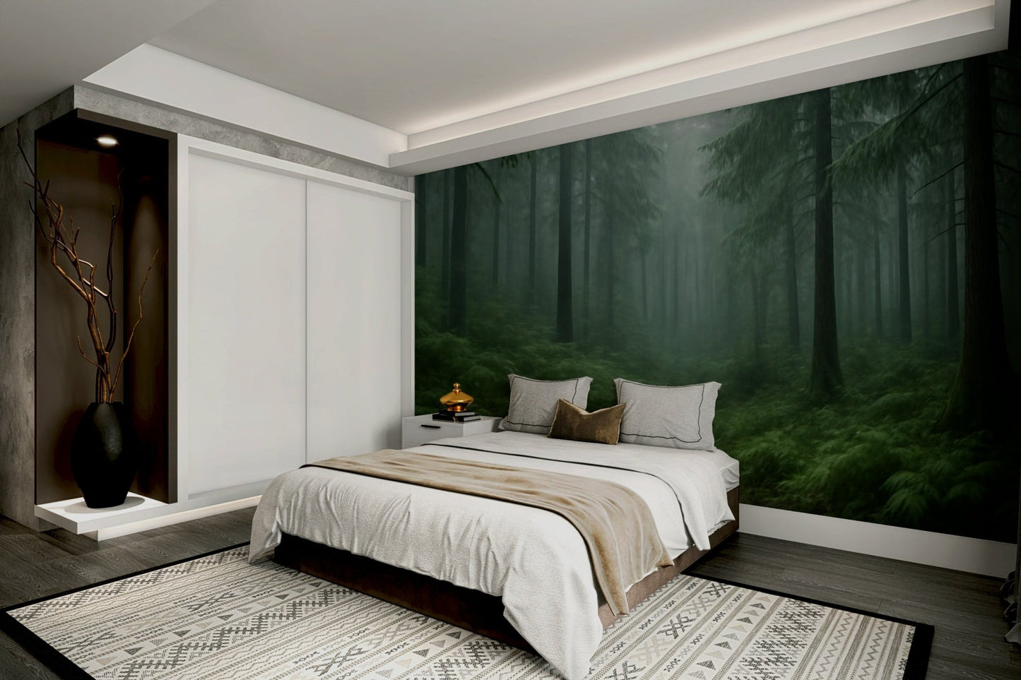 Moody landscape wall mural

