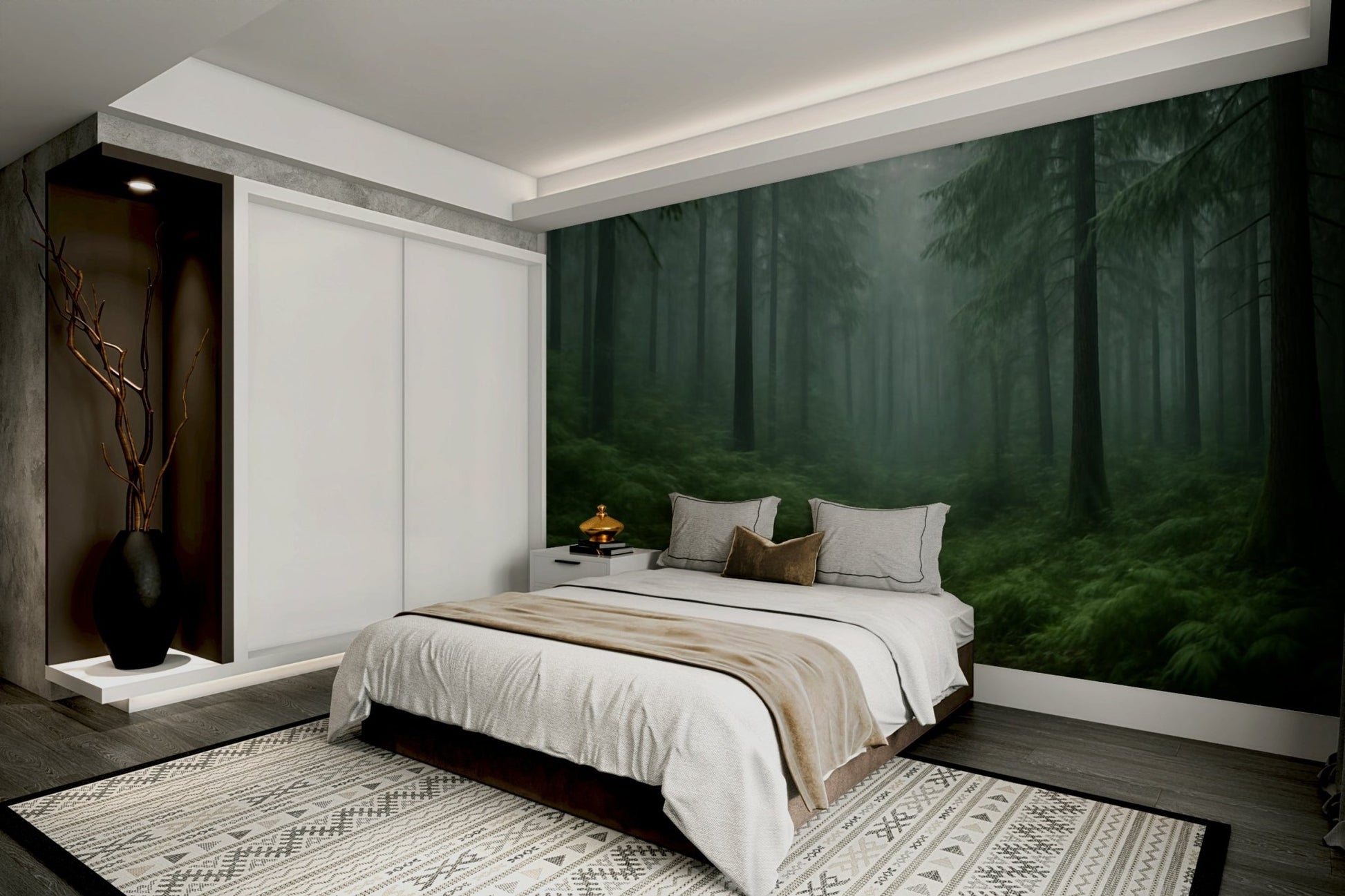 Moody landscape wall mural

