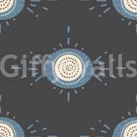 Floral patterns in dusty blue and cream adding elegance to any room

