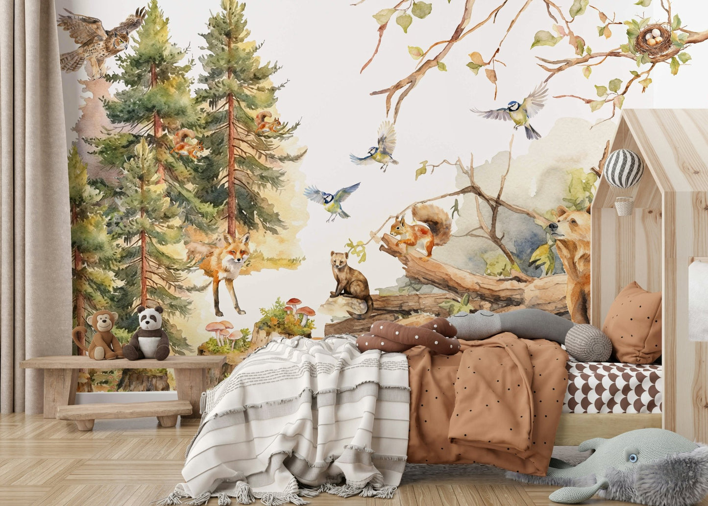 Design with a blend of peacefulness and playfulness.

