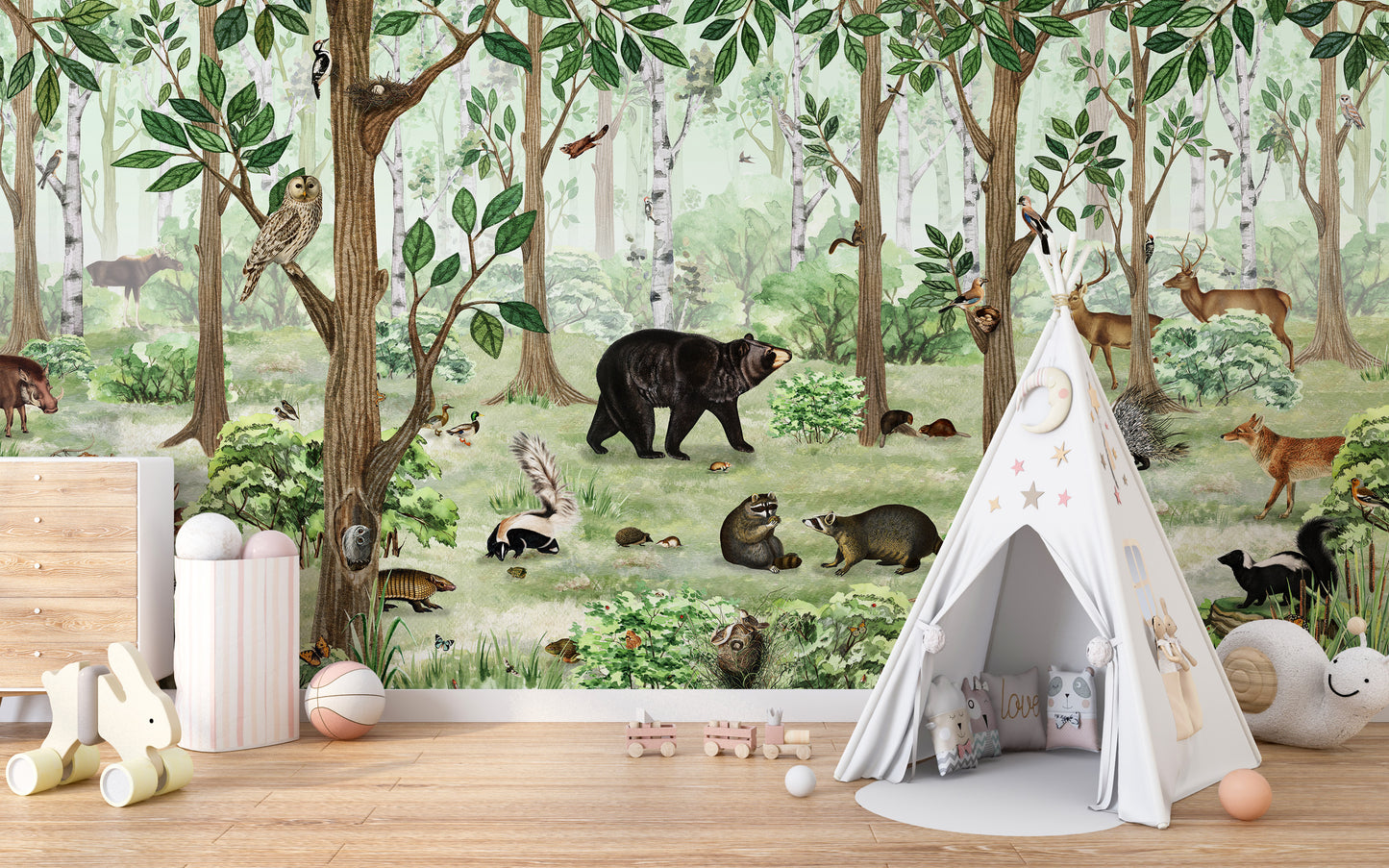 Forest Lookbook Wallpaper Murals - Giffywalls