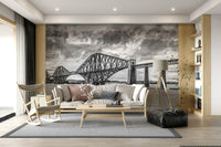 Iconic Scottish heritage site displayed as grand Forth Bridge Majesty wall covering