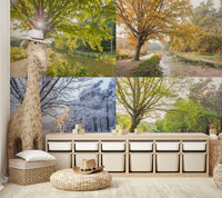 The feeling is one of peace and the passage of time.

