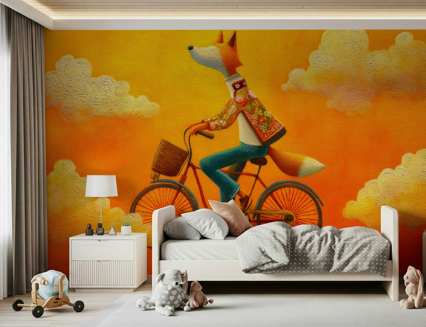 Fox's Aerial Adventure Wall Mural