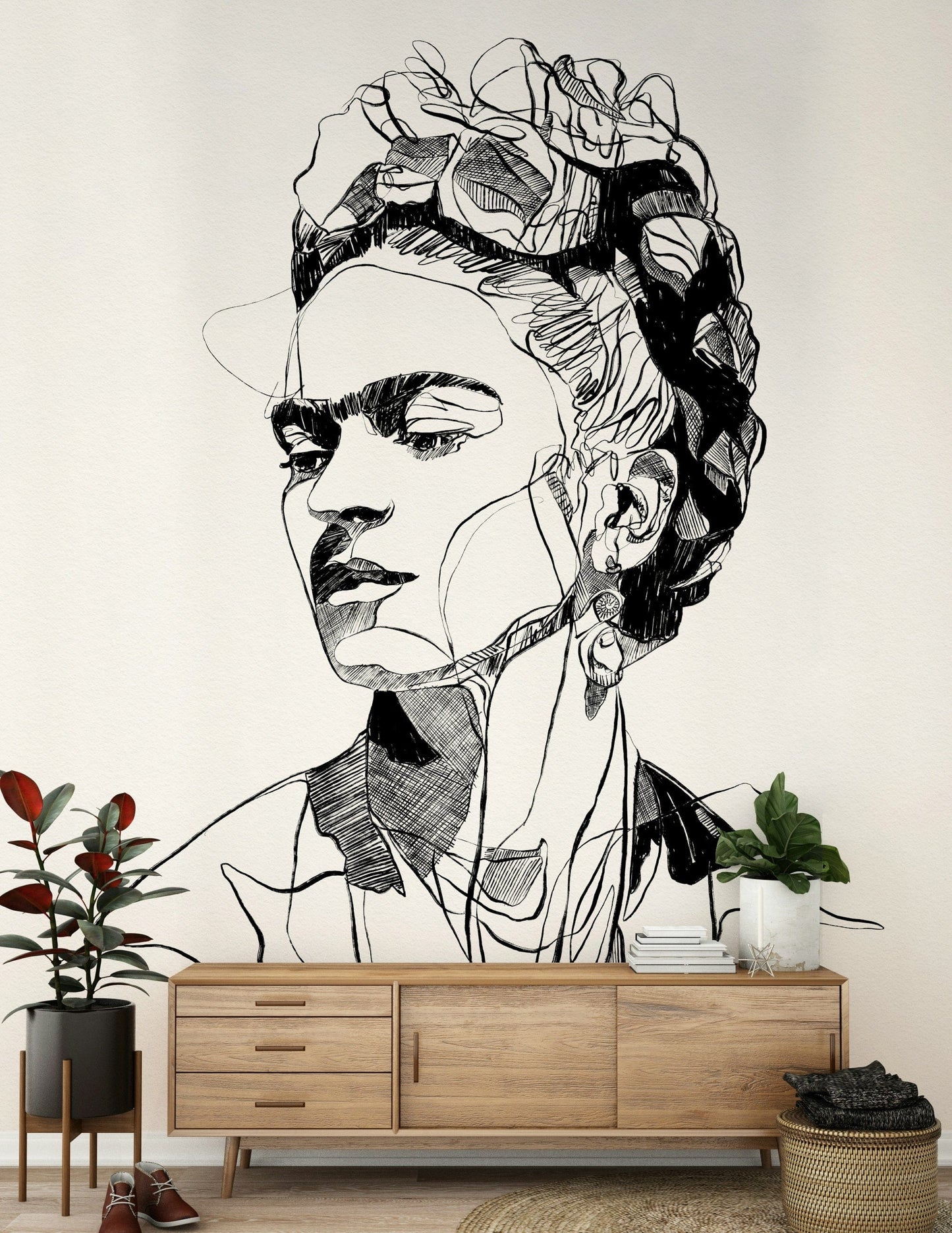 Katkeamaton seinämaalaus