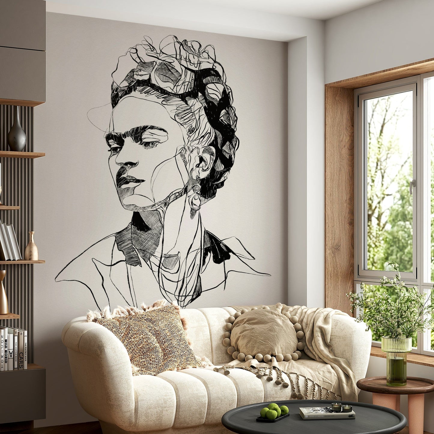 Katkeamaton seinämaalaus