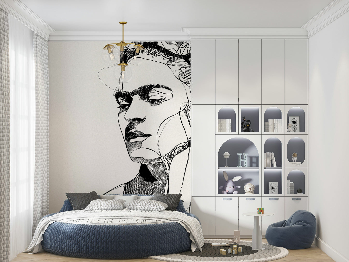 Katkeamaton seinämaalaus