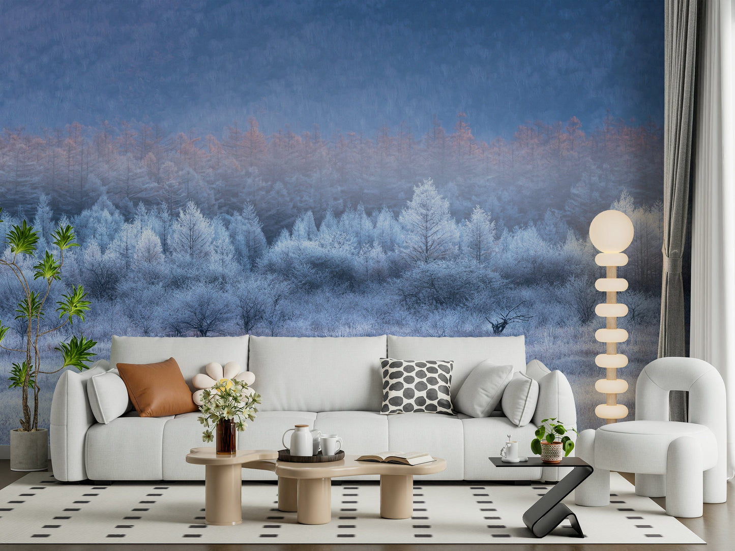 Frozen Dawn Vista Wall Mural -2593096