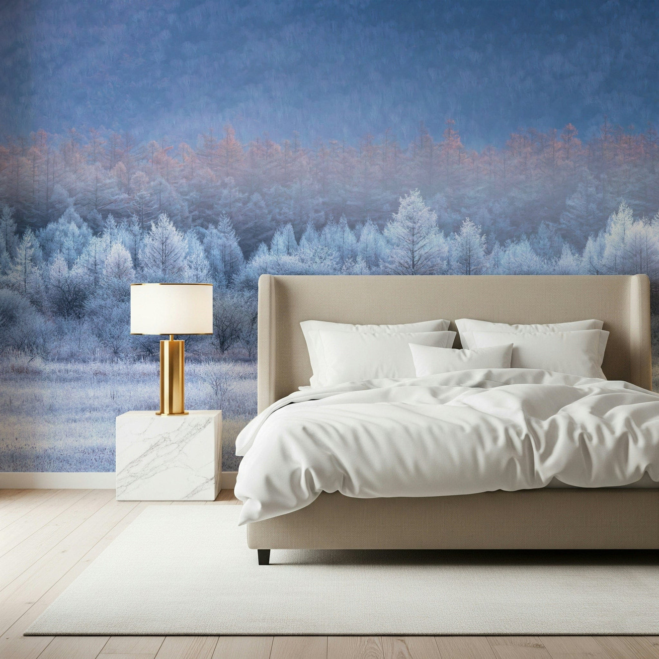 Frozen Dawn Vista Wall Mural -2593096