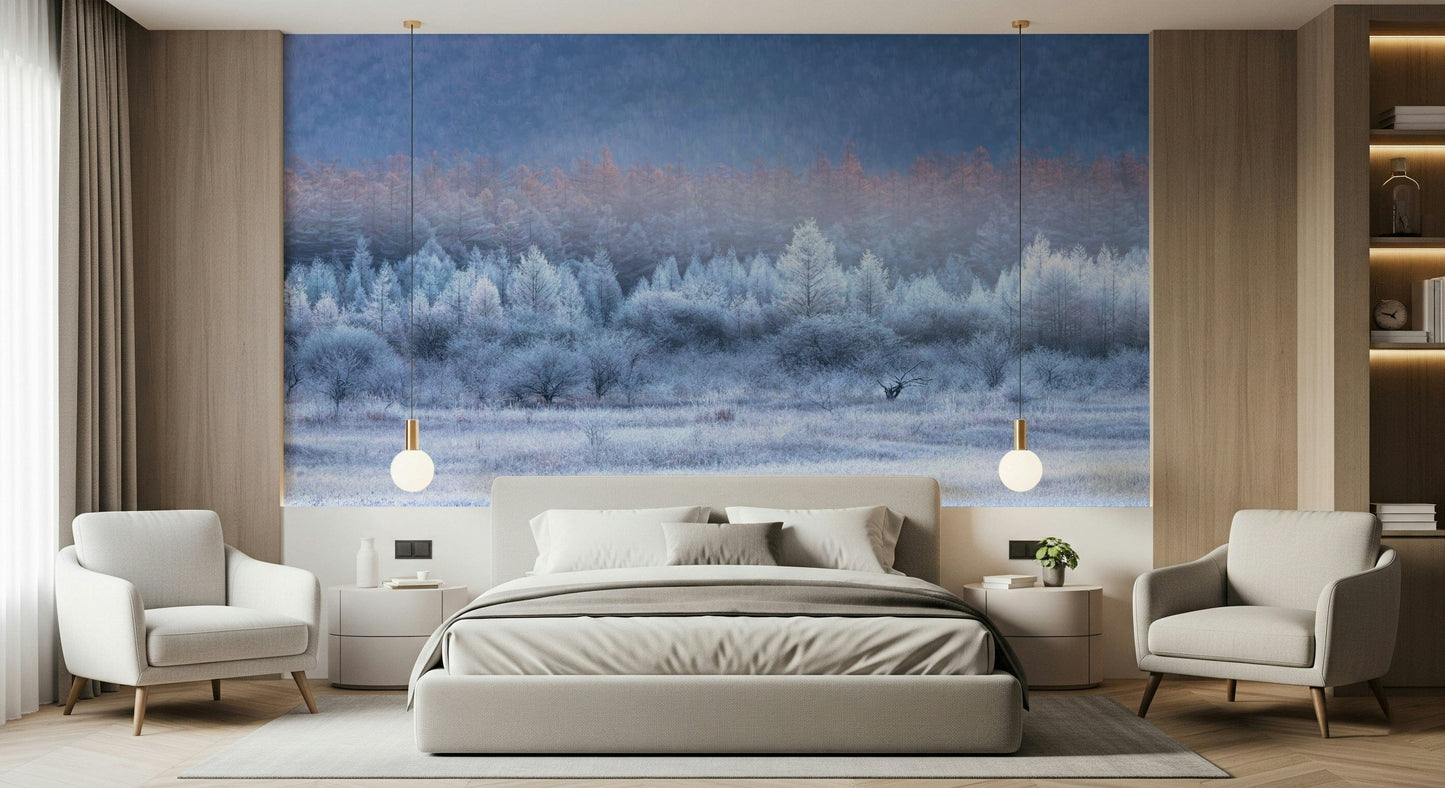 Frozen Dawn Vista Wall Mural -2593096