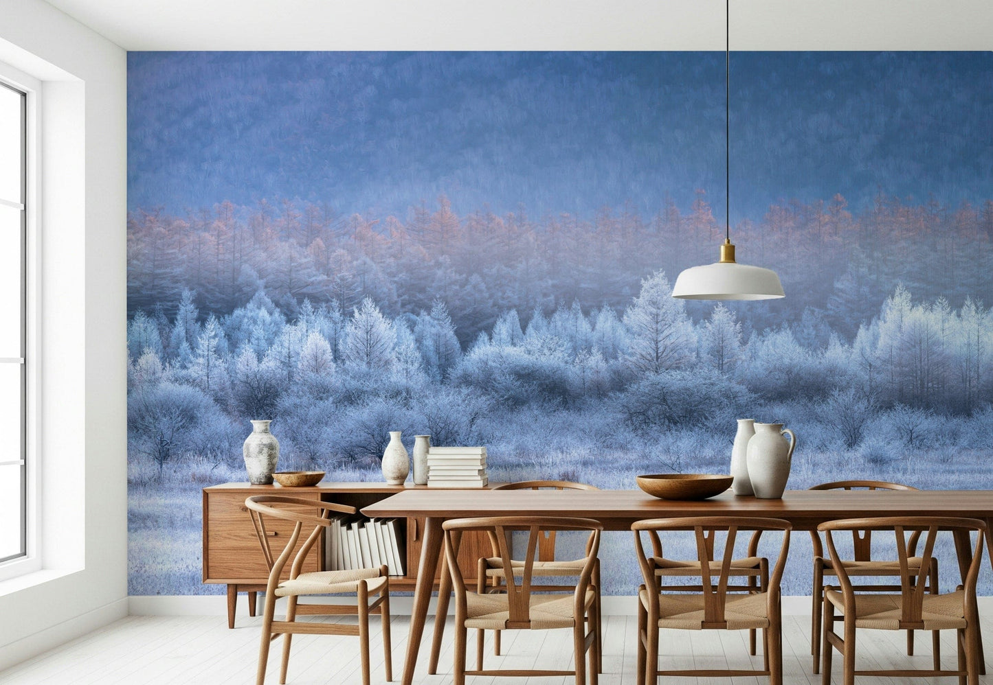 Frozen Dawn Vista Wall Mural -2593096