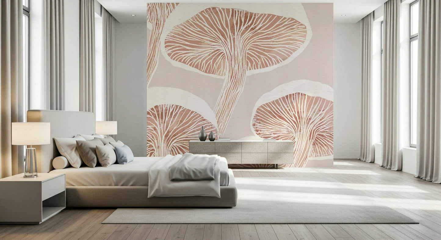 Fungi Forest Charm Wall Mural