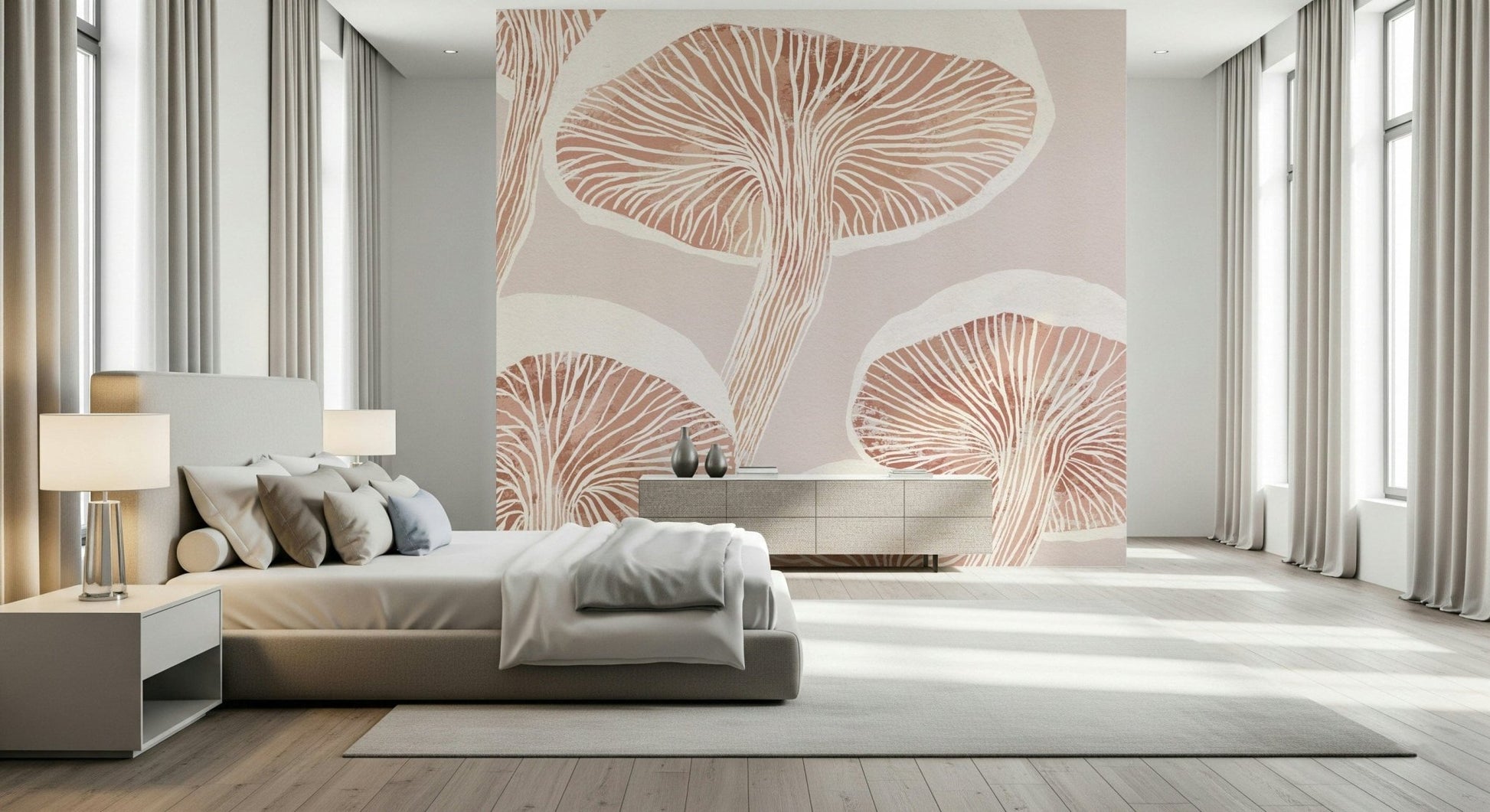 Fungi Forest Charm Wall Mural