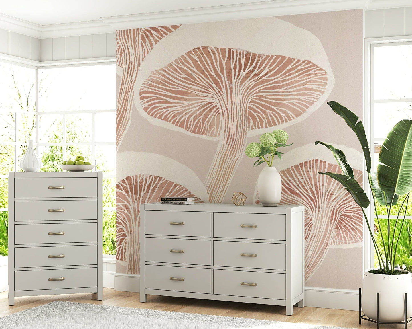 Fungi Forest Charm Wall Mural