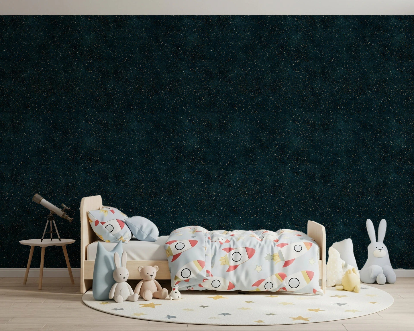 Galactic Star Field - Petrol Wallpaper⁠