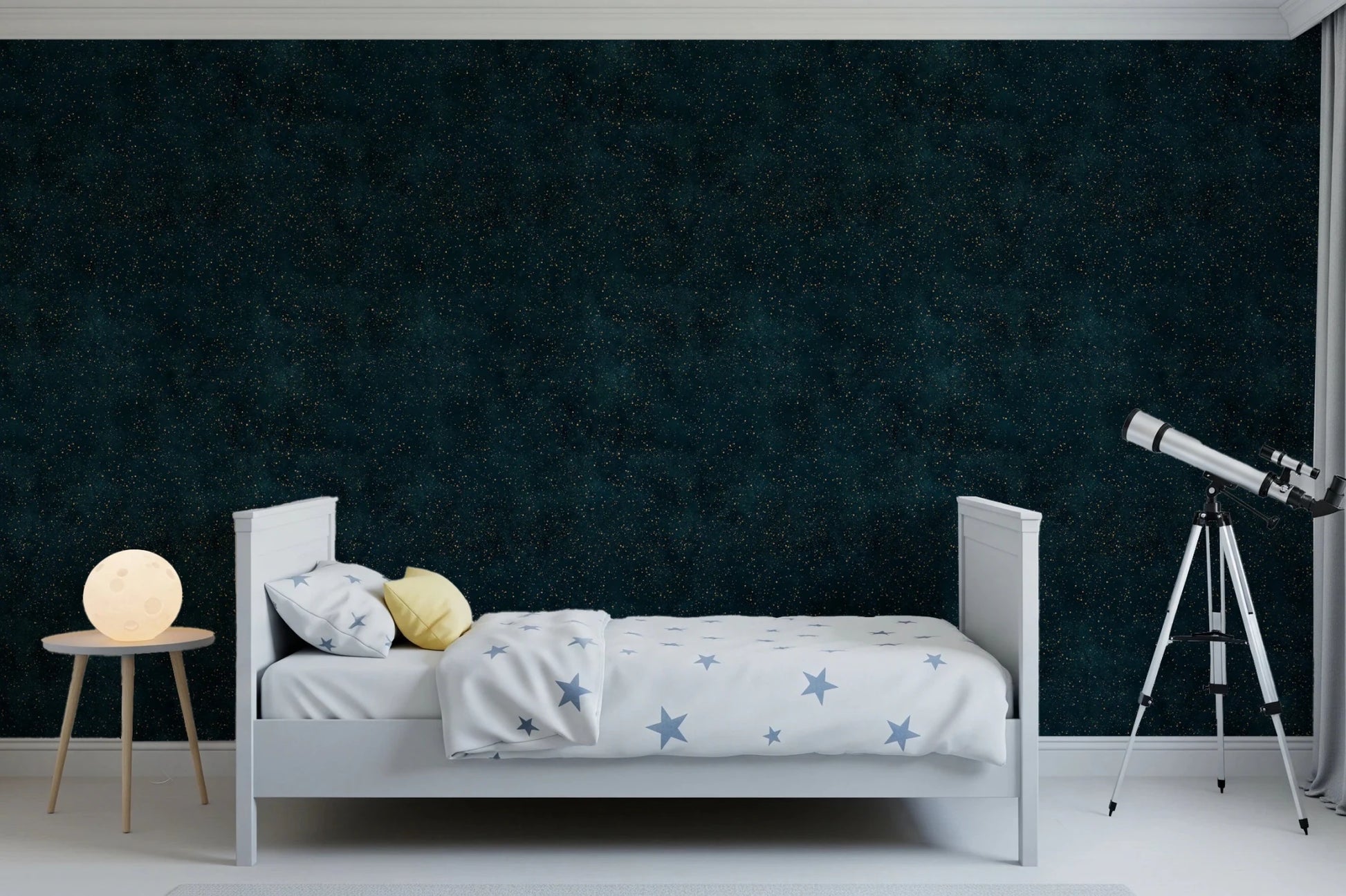 Galactic Star Field - Petrol Wallpaper⁠