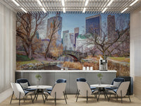 Gapstow Bridge mural wallpaper
