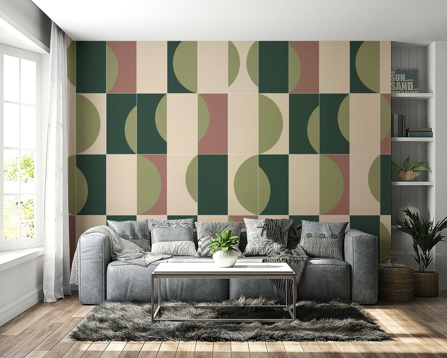 Creates a tranquil and stylish feature wall

