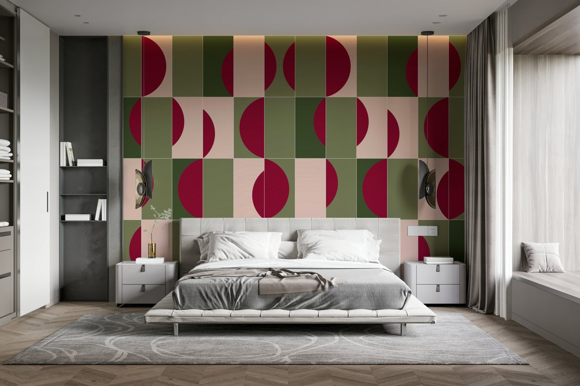 Garden Tiles 03 Wall Mural

