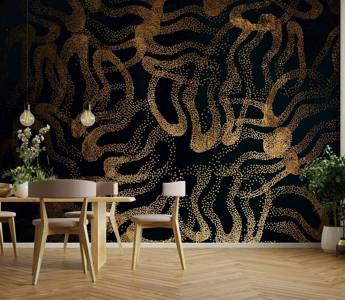 Exotic foliage, lush trees, and a sense of primal beauty.
