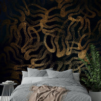 Depicts a serene yet vibrant island paradise.
