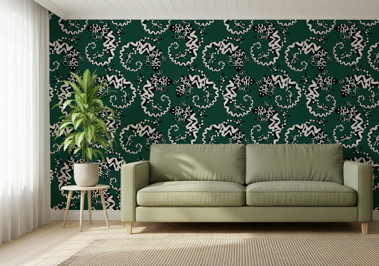 Papier peint Gecko Groove