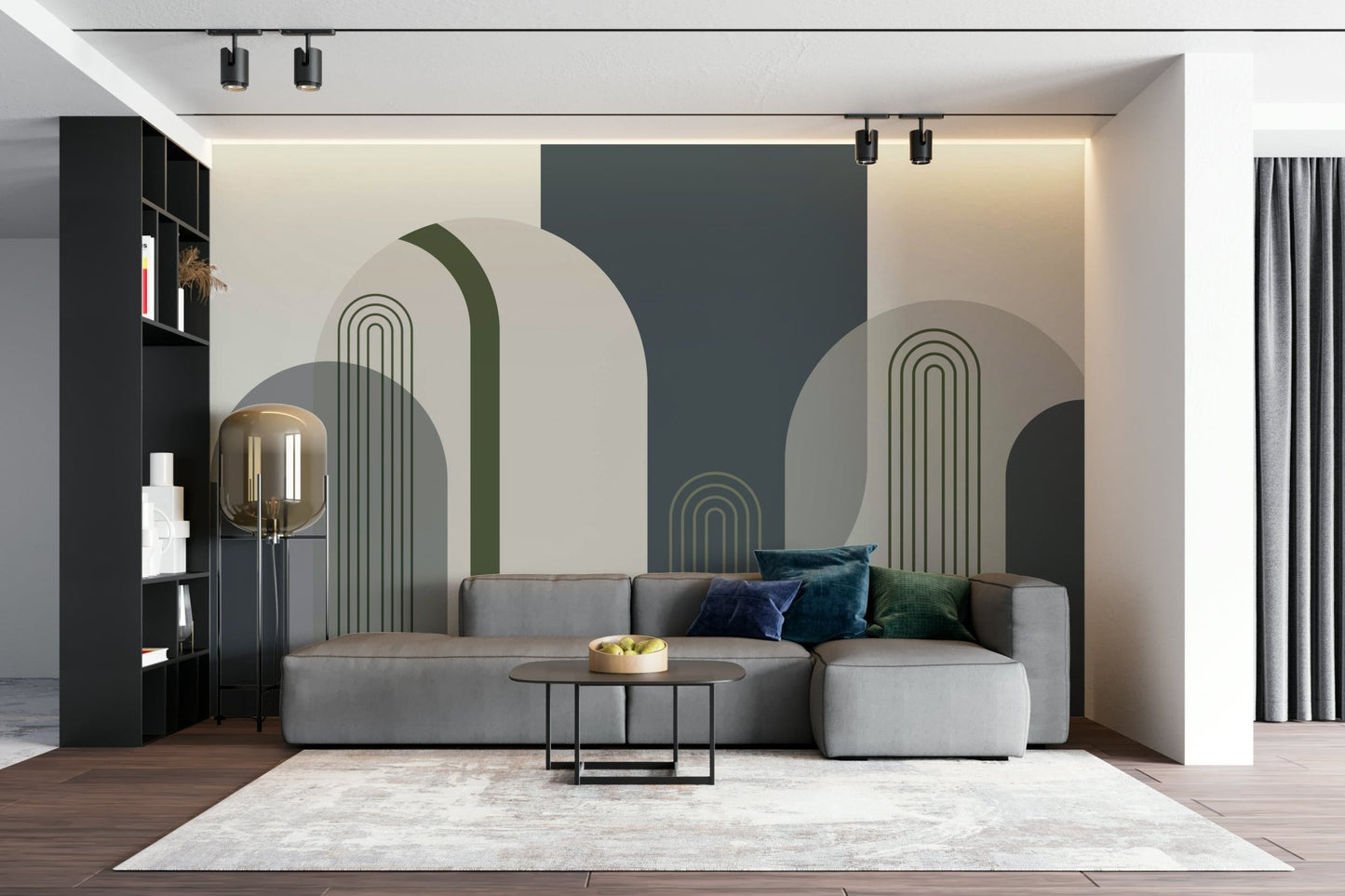 The style is artistic and modern.

