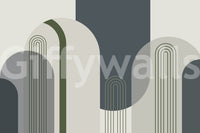 The design is non-realistic and interpretive.

